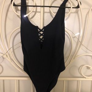 forever 21 navy blue bodysuit!